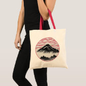  berglandschap in de Japanse kunst Tote Bag (Voorkant (product))