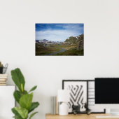 Berglandschap in Noorwegen poster (Thuiskantoor)