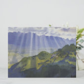 Berglandschap in Zwitserland Kaart (Staand voorkant)