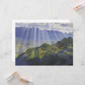 Berglandschap in Zwitserland Kaart (Voorkant / Achterkant in situ)