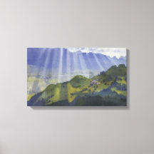 Berglandschap in Zwitserland (Serebriakova)