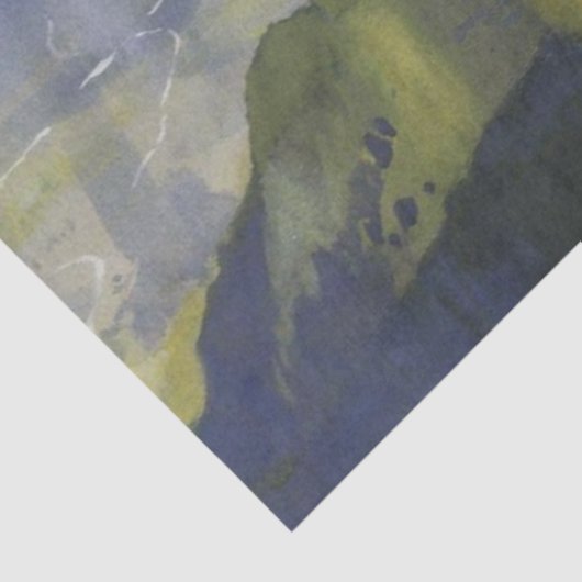 Berglandschap in Zwitserland (Serebriakova) Tissuepapier (Detail)