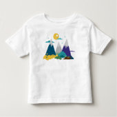 Berglandschap Kinder Shirts (Voorkant)