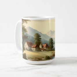Berglandschap Koffiemok
