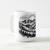 Berglandschap Koffiemok (Voorkant links)