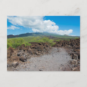 berglandschap langs hoapili - spoor briefkaart