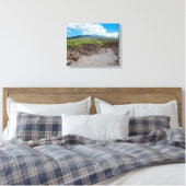 berglandschap langs hoapili - spoor canvas afdruk (Insitu (Slaapkamer))
