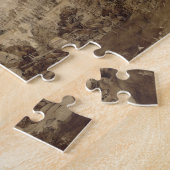 Berglandschap, Macugnaga, 1845 (pen en bruin) Legpuzzel (Zijkant)