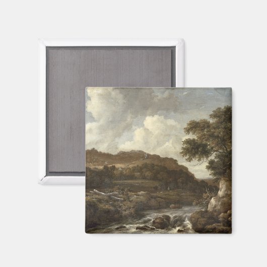 Berglandschap met een torent magneet (Voorkant / Achterkant)