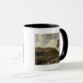 Berglandschap met een torent mok (Voorkant rechts)