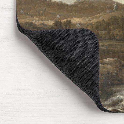 Berglandschap met een torent muismat (Hoek)