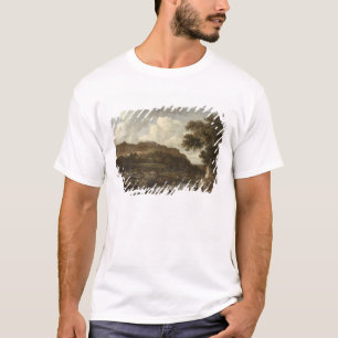 Berglandschap met een torent t-shirt