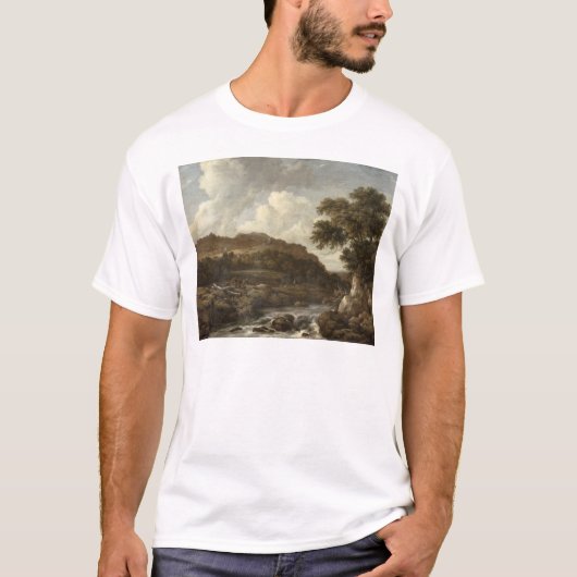 Berglandschap met een torent t-shirt (Voorkant)