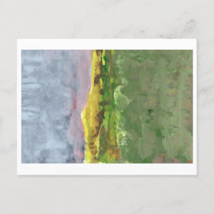 Berglandschap met paarse lucht #1 briefkaart