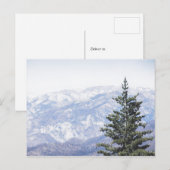 Berglandschap met pine | BRIEFKAART (Voorkant / Achterkant)