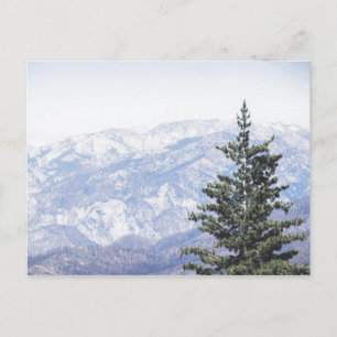 Berglandschap met pine   BRIEFKAART