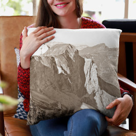Berglandschap Modern Grey Kussen