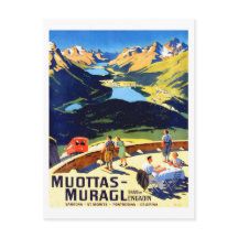 Berglandschap Muottas Muragl, Zwitserland