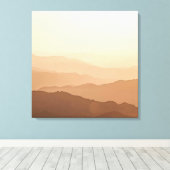 Berglandschap Muurkunst – Serene Natuur Canvas Afdruk (Insitu (Houten vloer))