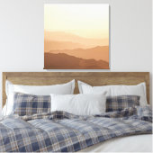 Berglandschap Muurkunst – Serene Natuur Canvas Afdruk (Insitu (Slaapkamer))