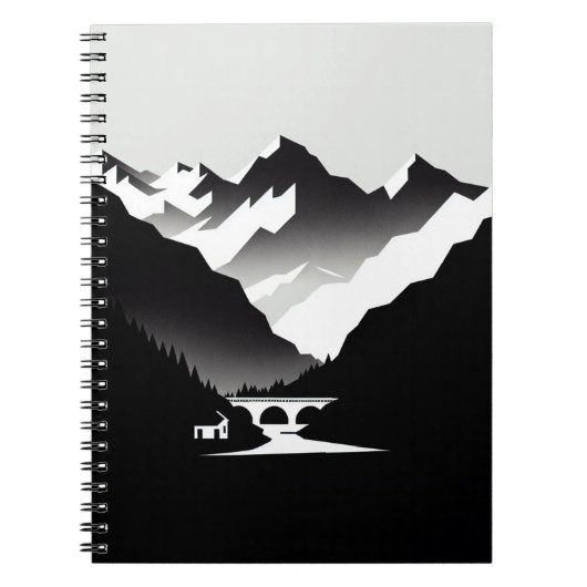 berglandschap-Notitieboek Notitieboek (Voorkant)