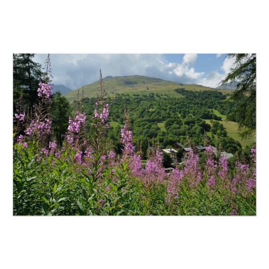 berglandschap perfect poster (Voorkant)