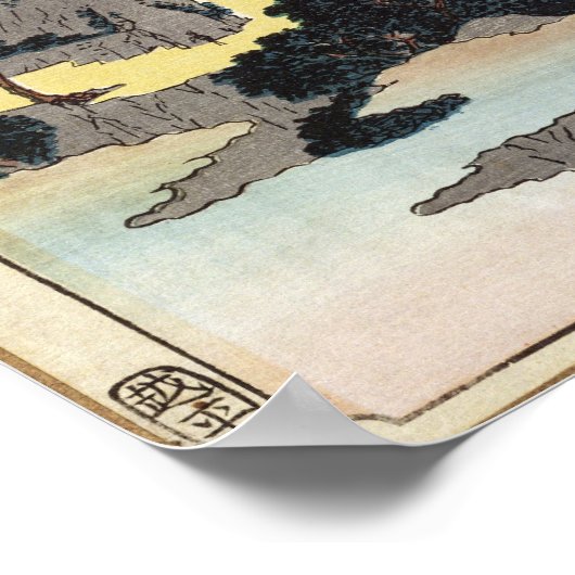 Berglandschap Poster (Hoek)