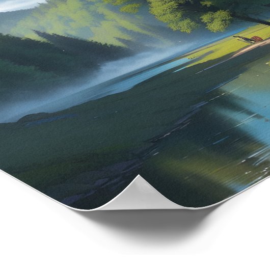 berglandschap poster (Hoek)