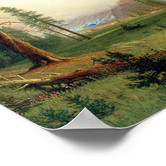 Berglandschap Poster (Hoek)