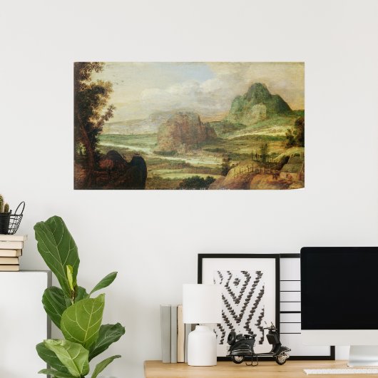 Berglandschap Poster (Thuiskantoor)