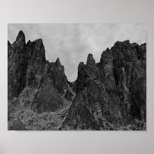 Berglandschap Poster (Voorkant)