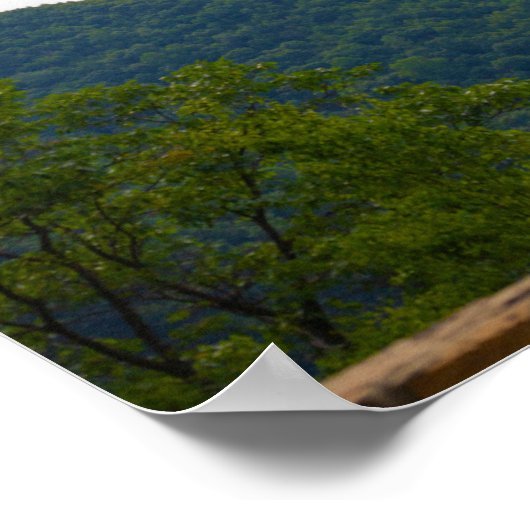 Berglandschap Poster foto (Hoek)