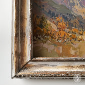 berglandschap schilderij neutrale toon poster