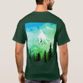 Berglandschap  t-shirt (Achterkant)