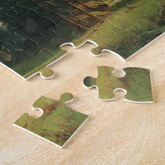 Berglandschap van Albert Bierstadt Legpuzzel (Zijkant)