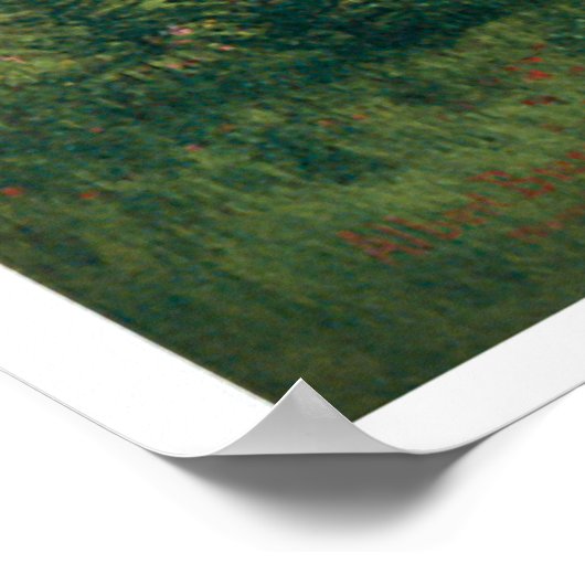 Berglandschap van Albert Bierstadt Poster (Hoek)