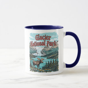 Berglandschap van Glacier National Park Mok