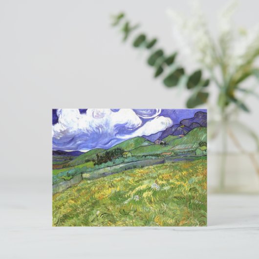 Berglandschap, Van Gogh Fine Art Briefkaart (Staand voorkant)