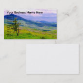 Berglandschap Visitekaartje (Voorkant / Achterkant)