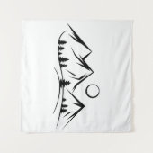 Berglandschap Wandkleed (Voorkant (horizontaal))