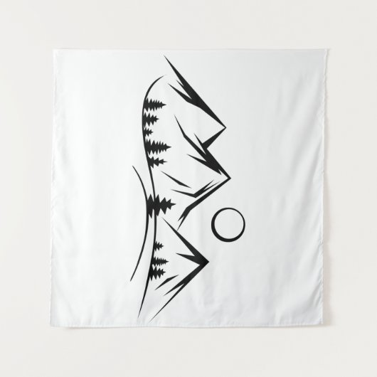 Berglandschap Wandkleed (Voorkant (horizontaal))