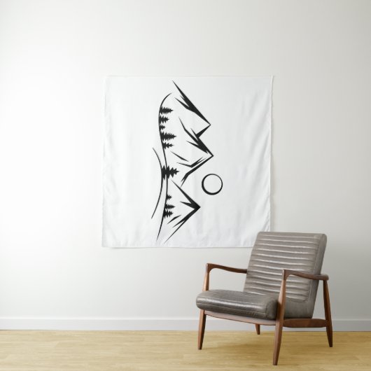 Berglandschap Wandkleed (In Situ (horizontaal))