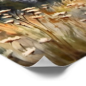 Berglandschap Waterverf Schilderij Kunst Print (Hoek)