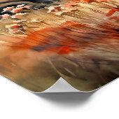 Berglandschap Waterverf Schilderij Kunst Print (Hoek)