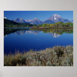 Berglandschap - Wyoming Poster