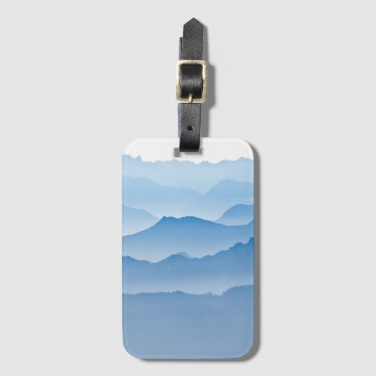 Berglandschap | Zwitserland Bagagelabel (Voorkant (verticaal))