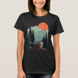 Berglandschapsavontuur Sunset Pine Tree Zee T-shirt