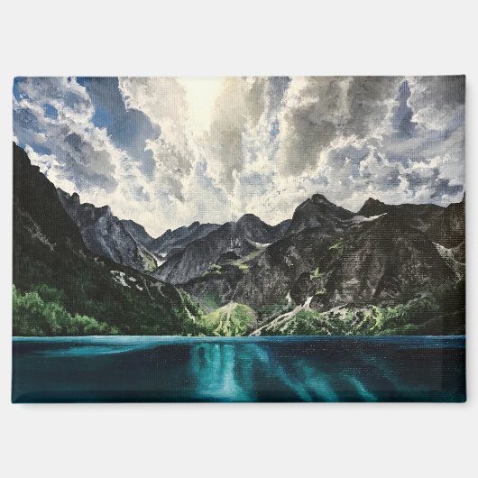Berglandschapschildering Magneet (Voorkant)