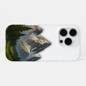 Berglandschapsontwerp iPhone Hoesje (Achterkant horizontaal)