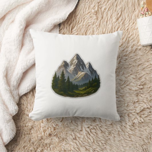 Berglandschapsontwerp Kussen (Deken)